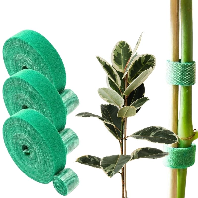 Kardborreband för växter – flexibelt stöd