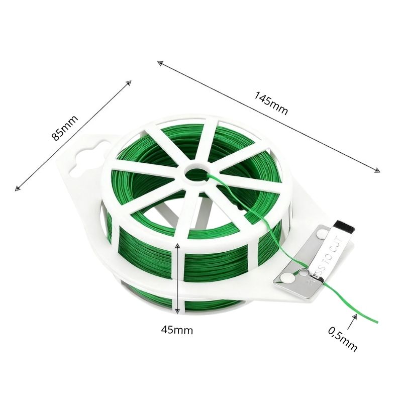 Stödband – 100 m justerbar växtbindning