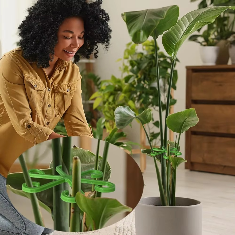 Plaststöd för blommor och klätterväxter